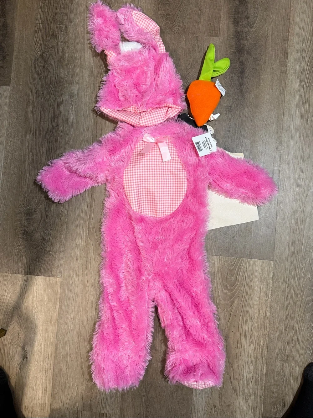 Rubie's PINK BUNNY Rabbit Baby Infant Costume, 3pc 6-12 Months NWT | Halloween